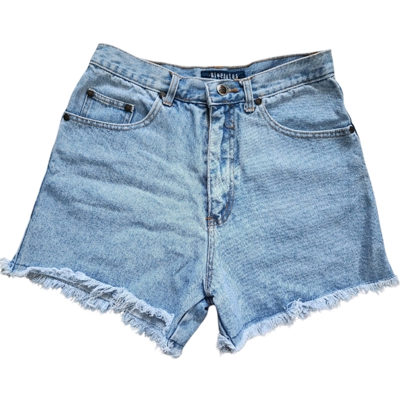 Vintage Bluenotes Light Blue Frayed Jean Shorts - Picture 1 of 3